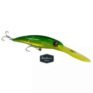 Señuelo Noeby NBL 9046 (120mm) verde oscuro/amarillo