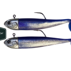 Señuelo Jigs fish soft bait 30 gr azul/plateado
