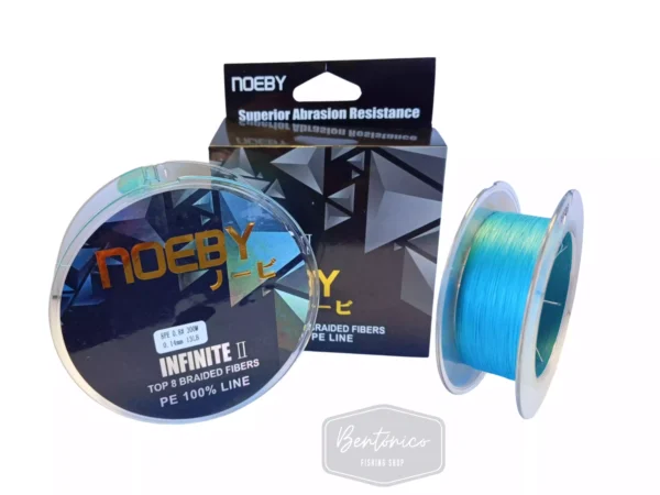 Multifilamento Noeby Infinite 2 – 8X celeste 0.14 mm - Imagen 2