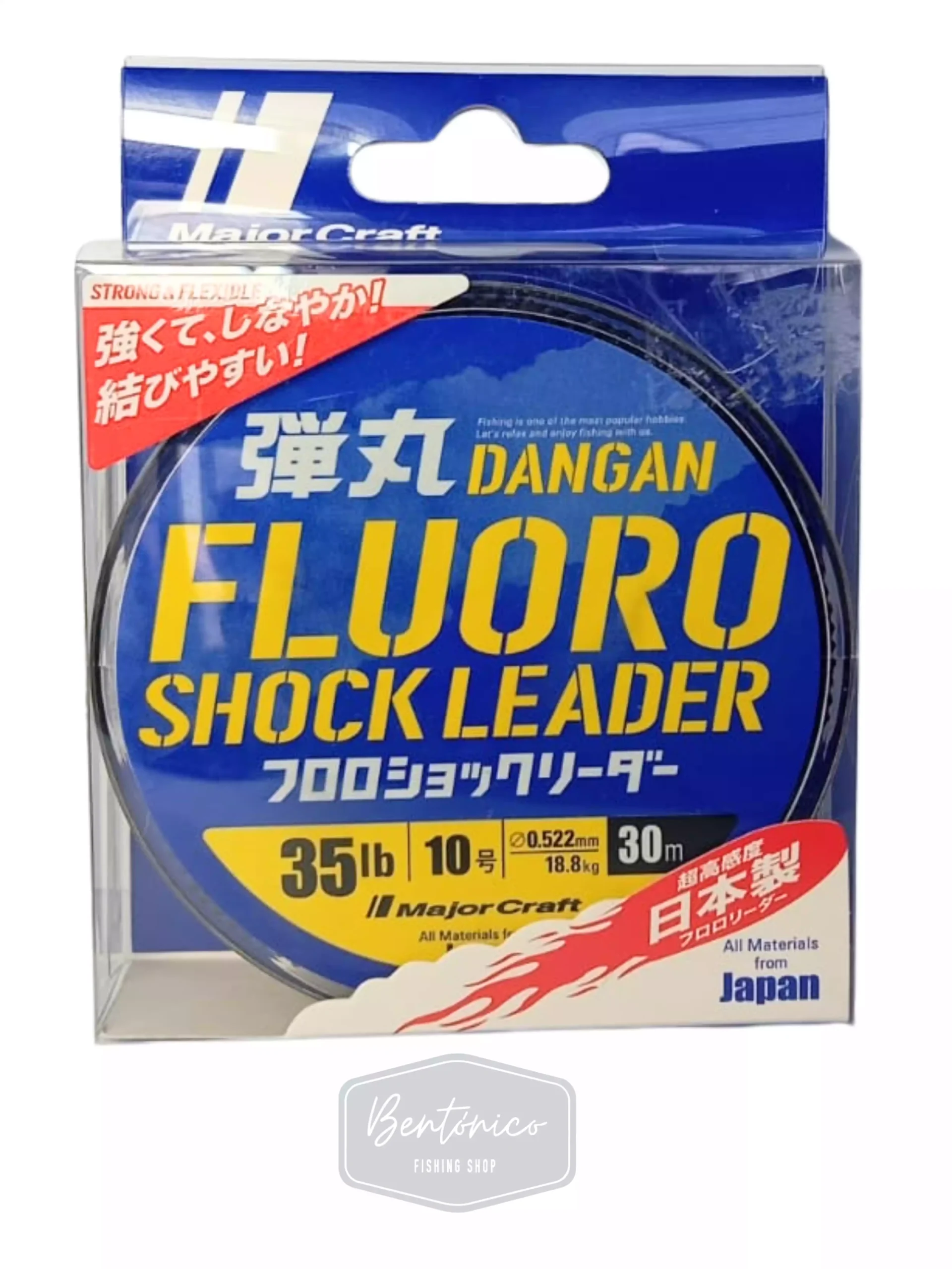 Dangan Fluoro Shock Leader – 35 lb