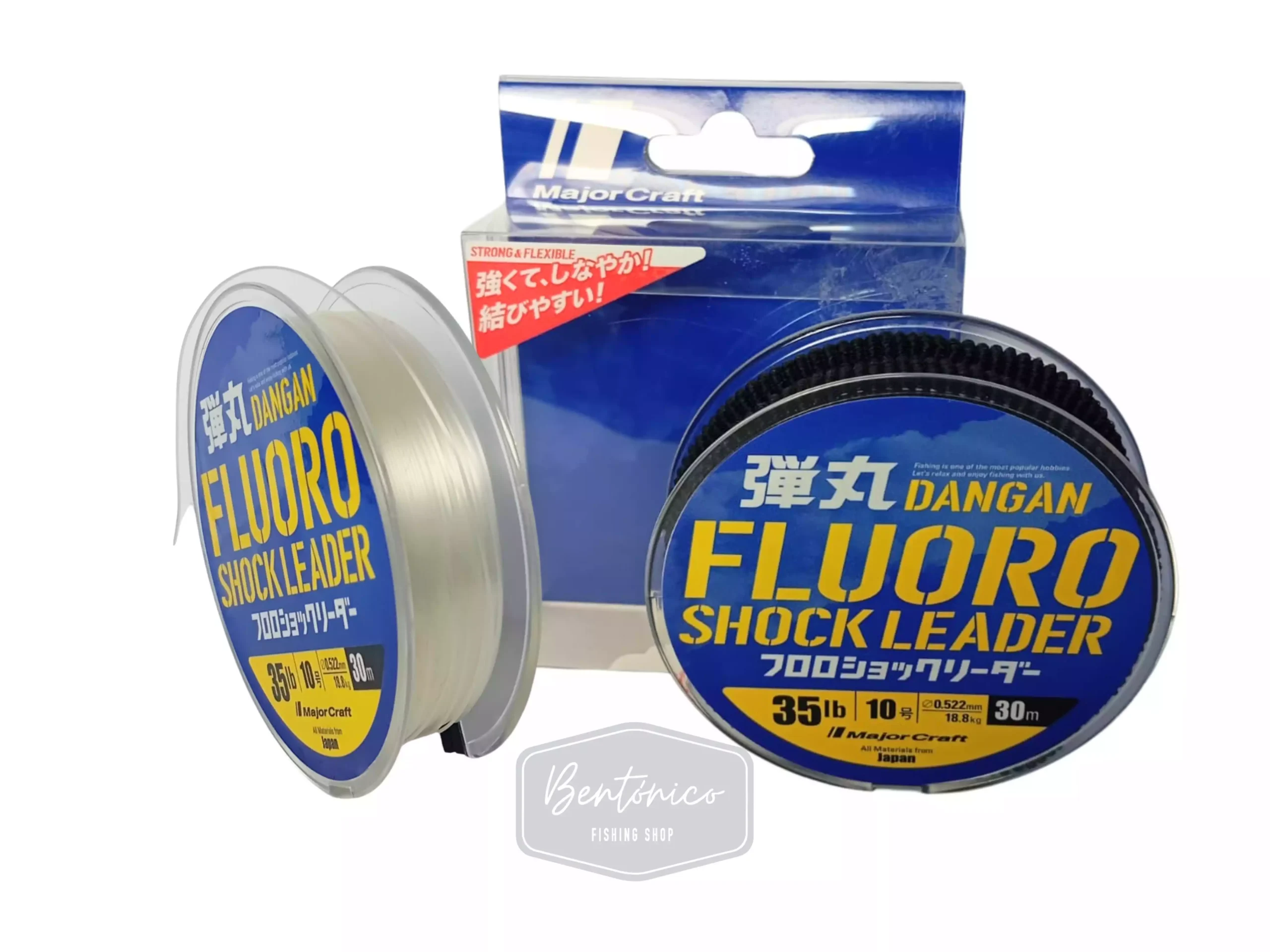 Dangan Fluoro Shock Leader – 35 lb - Imagen 2