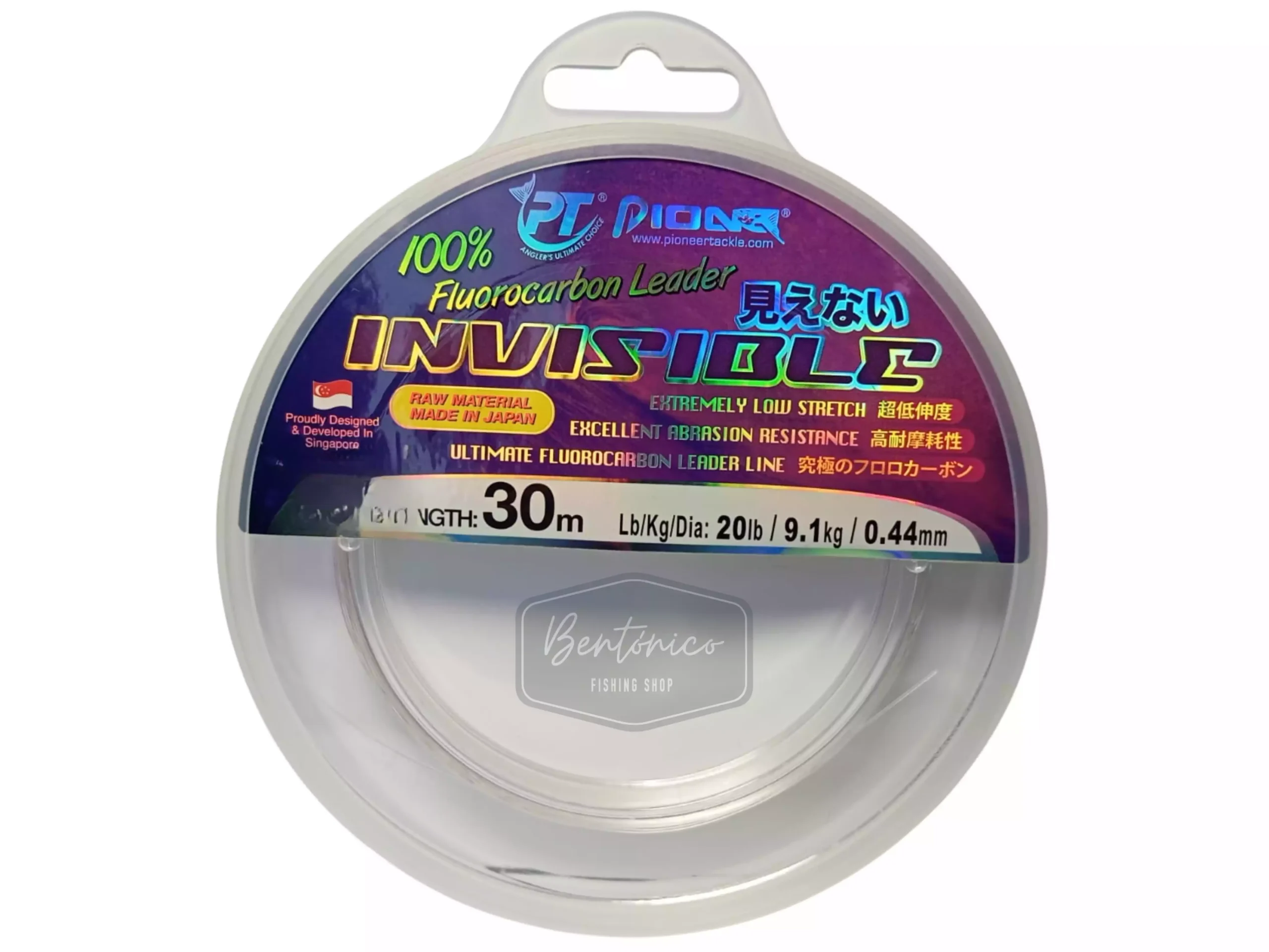 Fluorocarbono Pioneer 20lb/9.1kg/0.44mm