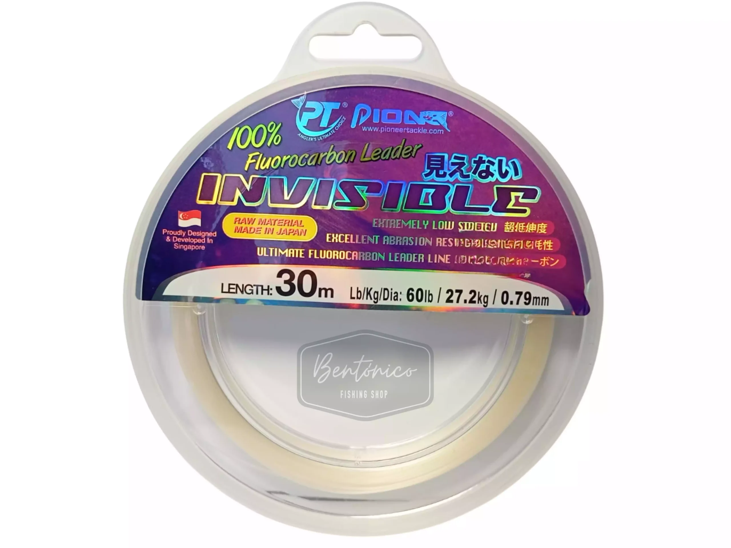 Fluorocarbono Pioneer 60lb/27.2kg/0.79mm